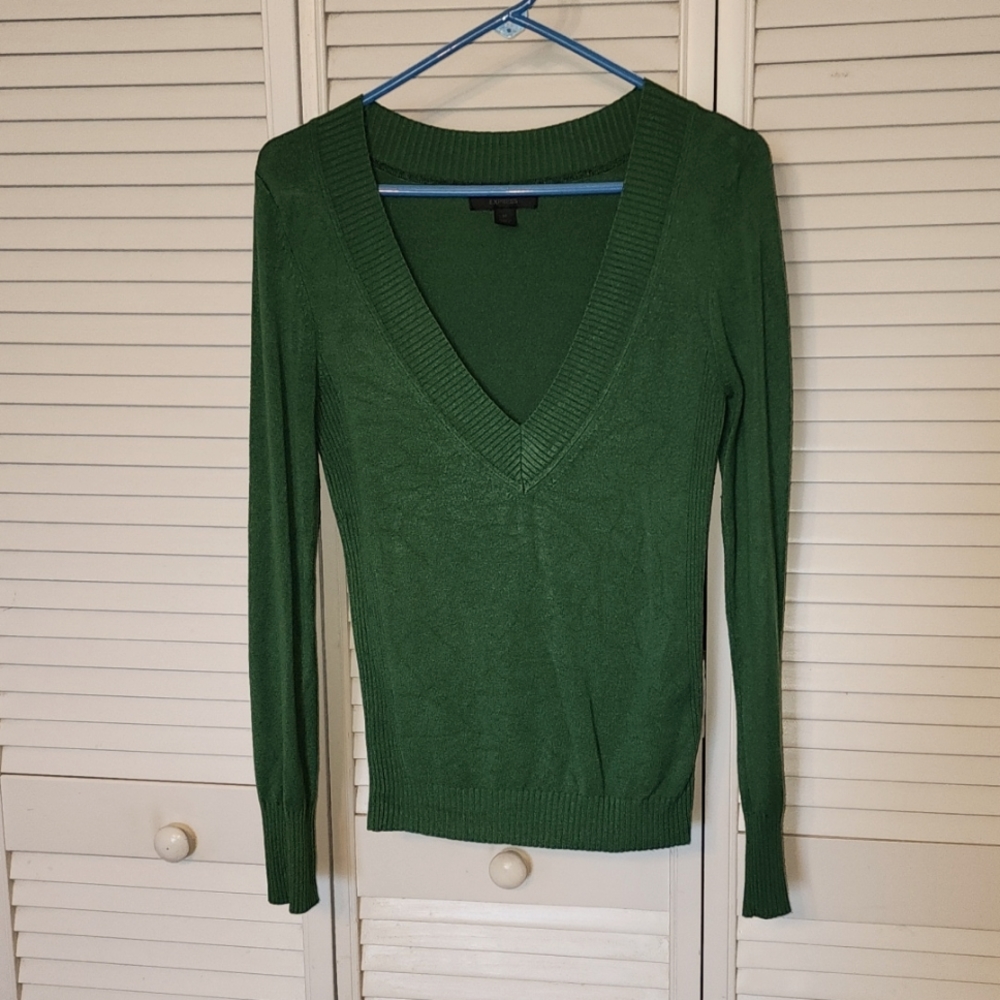 Express green sweater, Size M